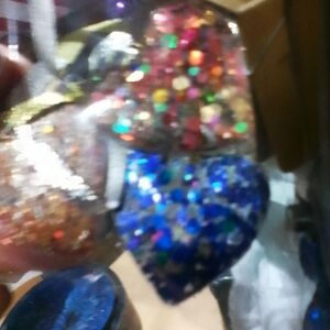 3 piece heart collection ornament